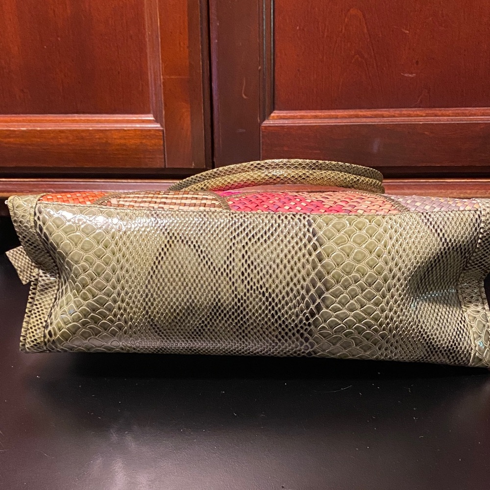 Multicolor Patchwork Handbag - Picture 5 of 16